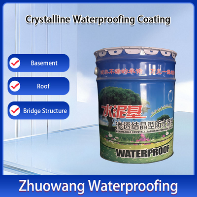 Cementitious Capillary Crystalline Waterproof Coating  Joint Filling For Bridges And Roads