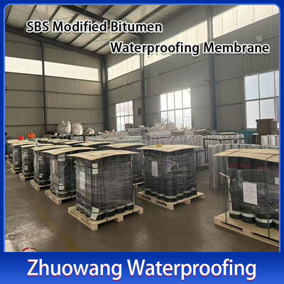 3-5mm Torch Applied SBS Waterproof Membrane Polyester Base Asphalt Waterproof Material