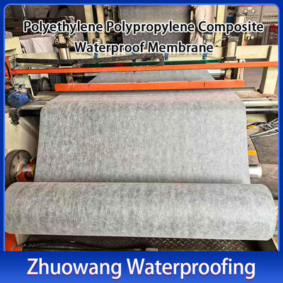 High Strength Polypropylene Waterproof Fabric PE Membrane For Bathroom Roof Moistureproof