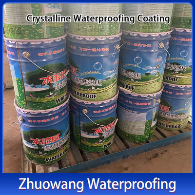Qilu Zhuowang Crystalline Waterproofing Coating For Bridges And Roads 20kg/Barrel 25kg/Barrel