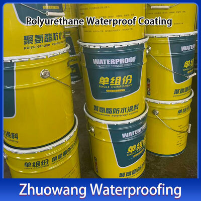 Seepage Prevention 1.8kg/㎡ Polyurethane Waterproof Coating For Wall Roof And Toilet Areas