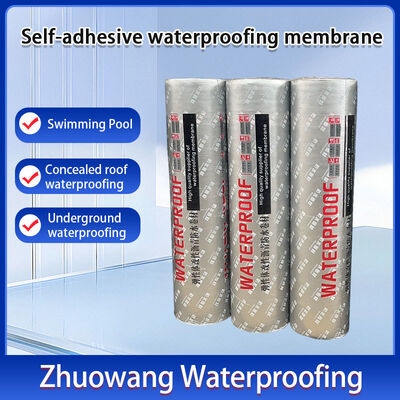 Polymer Modified Asphalt Self Adhesive Waterproofing Membrane Anti Seepage