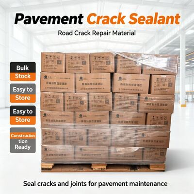 Asphalt Based Black Hot Melt Road Crack Sealant Medium Viscosity