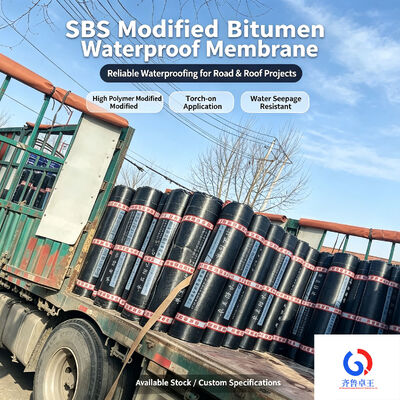 3mm Thickness SBS Waterproof Membrane with High Tear Resistance and Temperature Resistance -20°C to 120°C