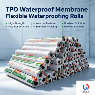 Root-Resistant TPO Waterproofing Membrane with 20-Year Warranty and Class A Fire Resistance for Utility Tunnels & Green Roofs