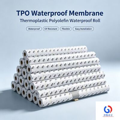 Self-Adhesive TPO Waterproofing Membrane - UV-Resistant & Hot-Air Weldable for Roof Renovation