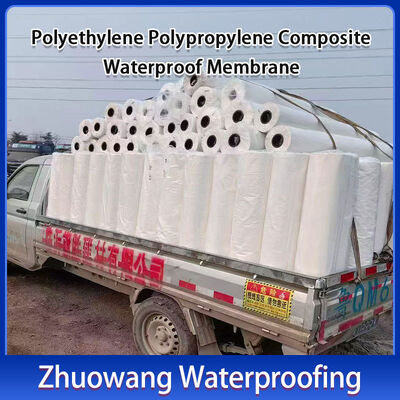 Non-toxic Flexible Polyethylene Polypropylene Waterproof Membrane with UV Resistance for Construction and Roofing