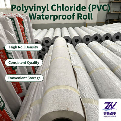 Heat Resistant Flame Retardant PVC Waterproofing Membrane with 20+ Years Durability for Roof and Underground Applications