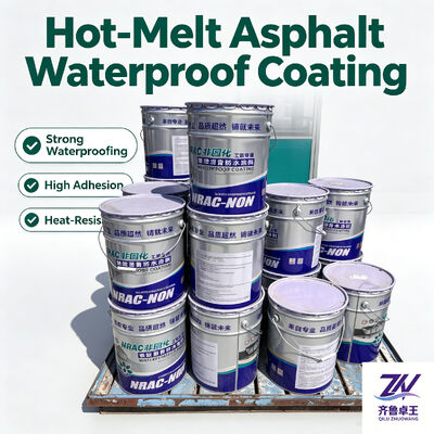 Hot-melt Asphalt Waterproof Coating with Seamless Integral Waterproof Layer, Excellent Adhesion, and Superior Durability for Industrial Applications