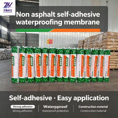 Pre-Applied Non-Asphalt Polymer Self-Adhesive Waterproofing Membrane with High Tensile Strength and UV Resistance