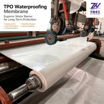 High Tensile TPO Roofing Membrane for Roof, Pond, Tunnel Waterproofing Project