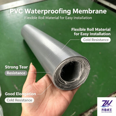 Root Resistant 100% Waterproof PVC Waterproofing Membrane with 20+ Years Durability for Rooftop Garden
