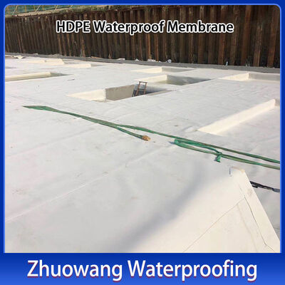 Skin Type Waterproof Non Asphalt Membrane Hdpe Self Adhesive For Trench Floors