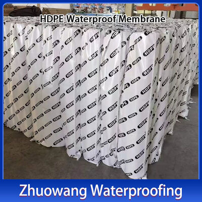 Trench Floors HDPE Waterproofing Membrane Tear Resistance Impact Resistance