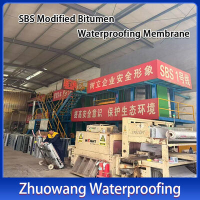 Elastic Modified Asphalt Waterproof Membrane  Flame Activated SBS for Flat Roof Waterproofing