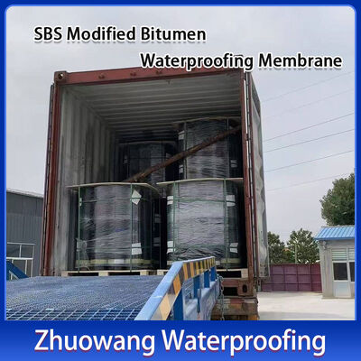 Elastic SBS Modified Asphalt Waterproof Bituminous Sheet Membrane Torch On For Building Roof & Underground Projects