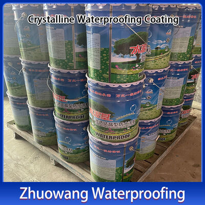 Water Based Crystalline Coating Waterproof For Tunnels And Reservoirs Cement Based Waterproof Coating