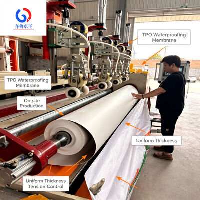 TPO Roofing Membrane Product Display & Technical Features