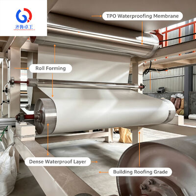 TPO Roofing Membrane Product Display & Technical Features