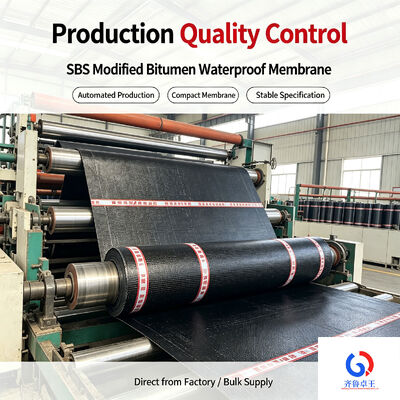- Durable SBS Bitumen Roof Membrane UV Resistant Weatherproof for Building Construction