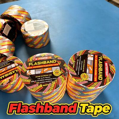 Self‑Adhesive Aluminum Foil Bitumen Asphalt Tape, High‑Tack Waterproof Roof Leak Repair Tape