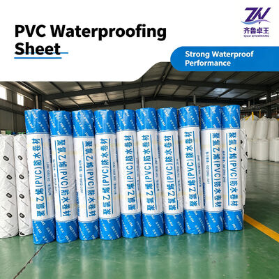 Flame-Retardant PVC Waterproofing Membrane with 20+ Years Durability and Excellent UV Resistance for Roofing and Construction