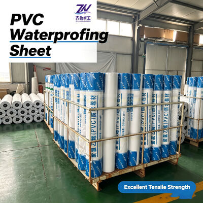 UV Resistant PVC Waterproofing Membrane with 20+ Years Durability and Flame Retardant Properties for Roofing and Industrial Applications