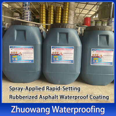 Rapid-Curing Rubberized Asphalt Waterproof Coating with High Water Resistance and Strong Adhesion for Concrete Leak Repair