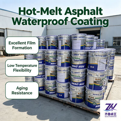 Hot Melt Modified Asphalt Waterproof Coating with High Adhesion, Crack Bridging & Seamless Integral Waterproof Layer